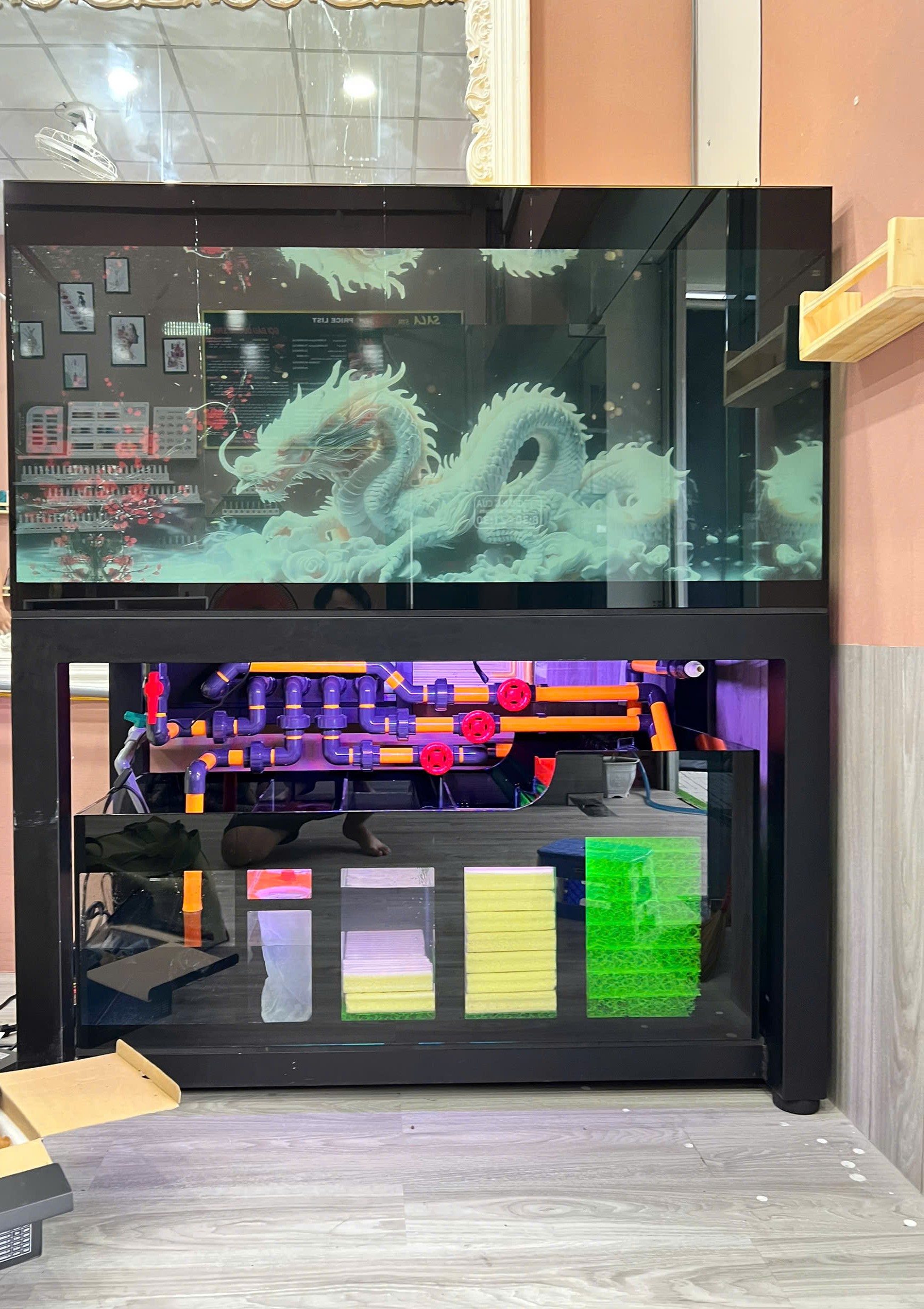 Siêu Phẩm Bể Cá Rồng Long Hồn Thủy Cung